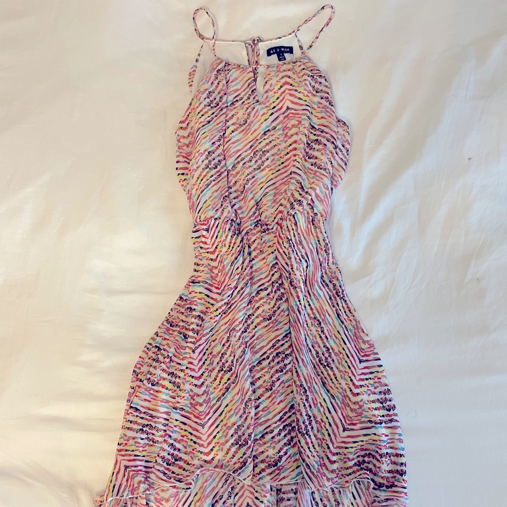 High-low As U Wish flow dress